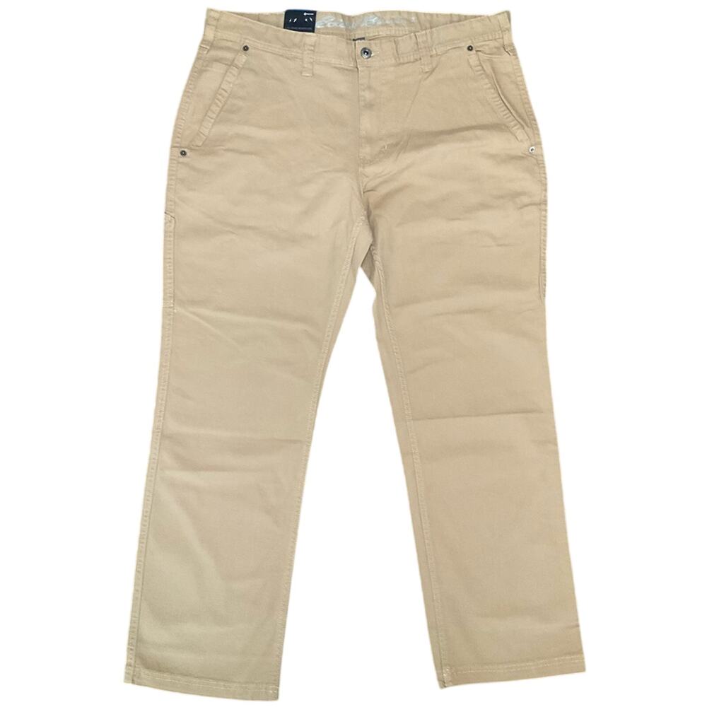 Eddie Bauer Men's Canvas Tan Pants 36 X 30 NWT